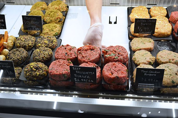 Meat Case - Gourmet Burgers