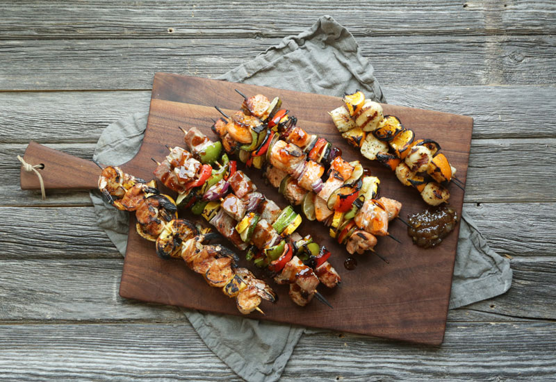 Seafood Kabobs