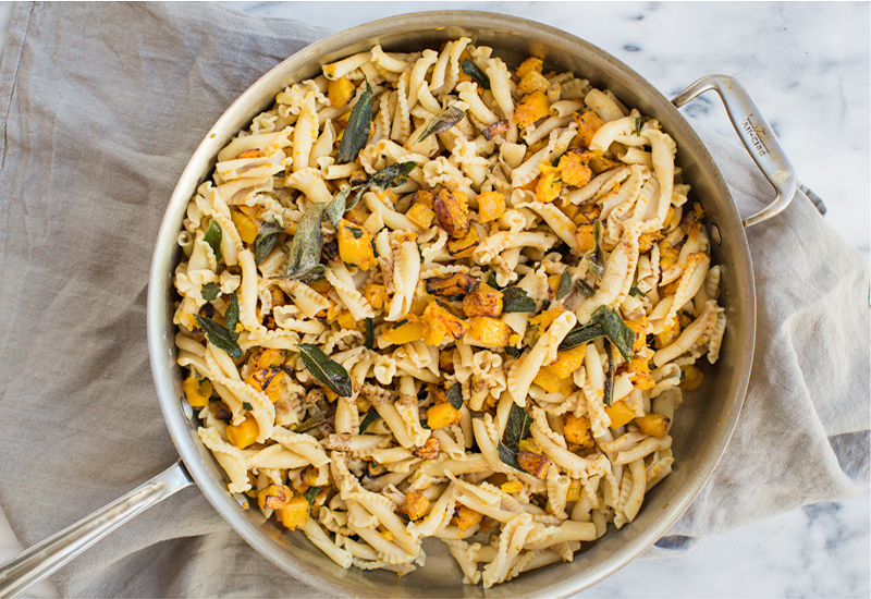 Roasted Butternut Squash and Brown Butter Sage Pasta