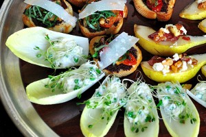 Endive with Lemony Ricotta and Spring Peas