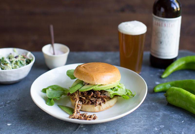 Slow Roasted Pulled Pork with Hatch Chiles