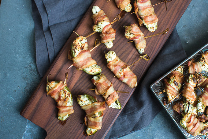 Bacon-Wrapped Jalapeño Poppers