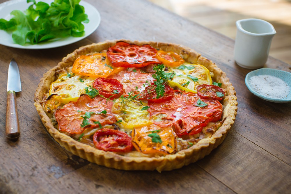 BLT Heirloom Tomato Tart