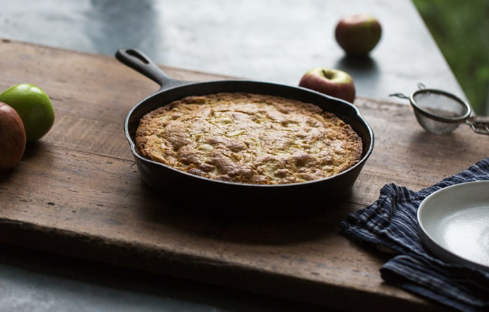 Apple Skillet Cake