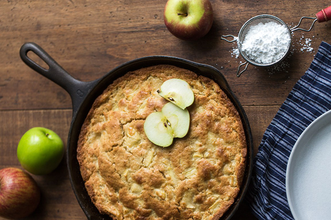 Apple Skillet Cake