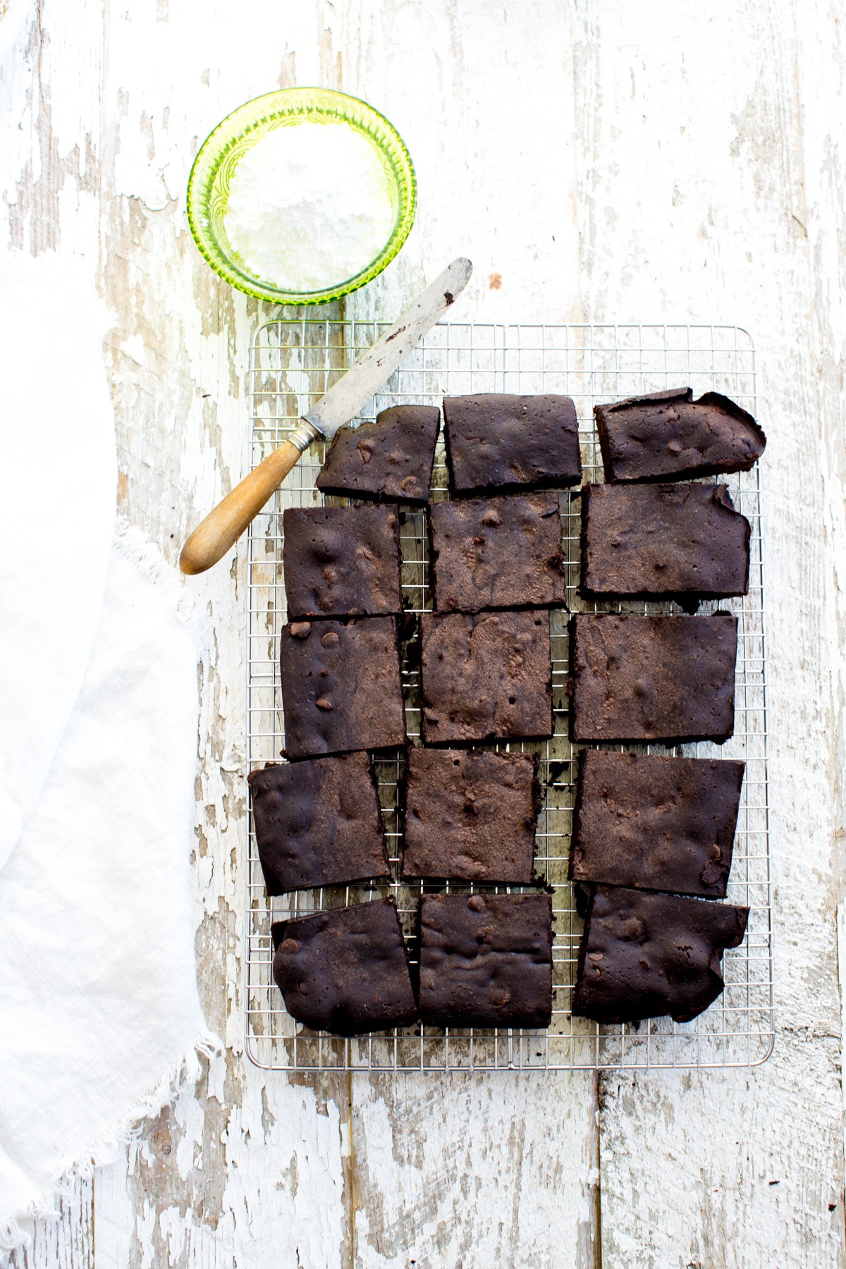 Guinness Brownies with No Powdered Sugar