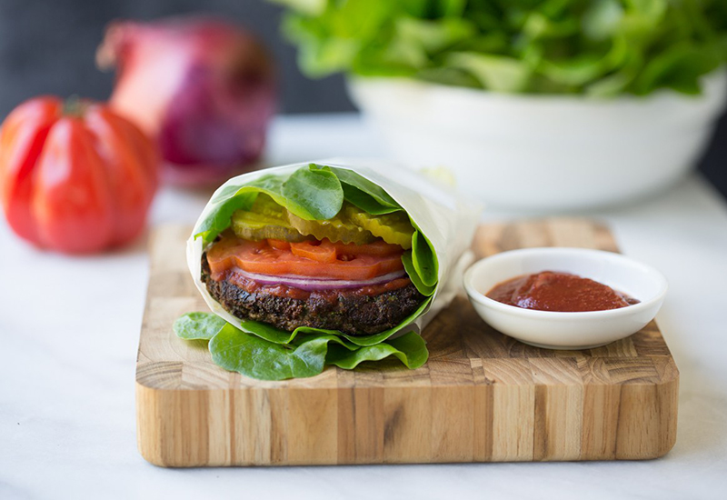 Mushroom Kale Burgers