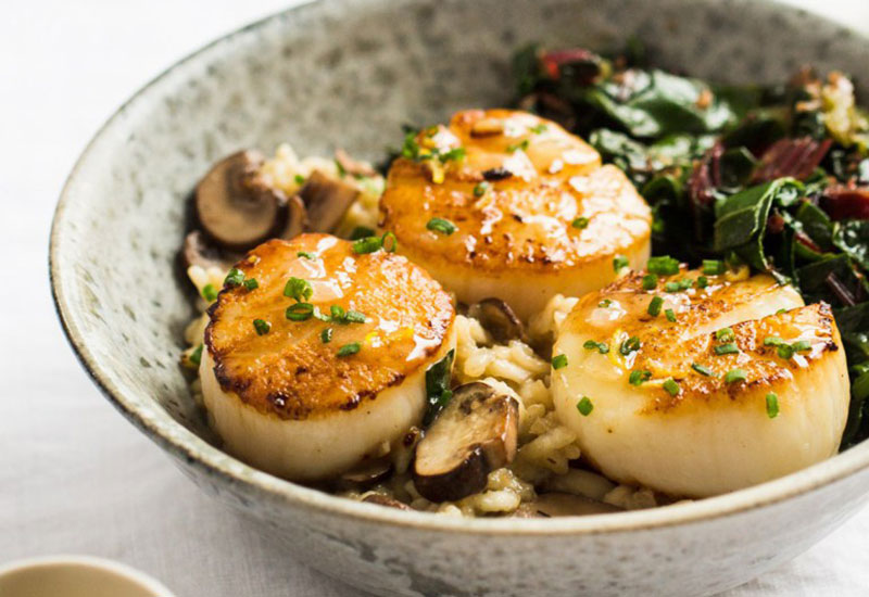 Scallops and Risotto