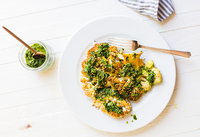 Teriyaki Cauliflower Steaks