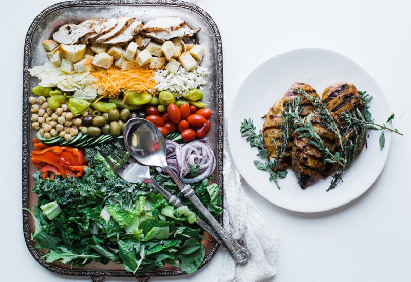 Grilled and Marinated Chicken and Salad Bar
