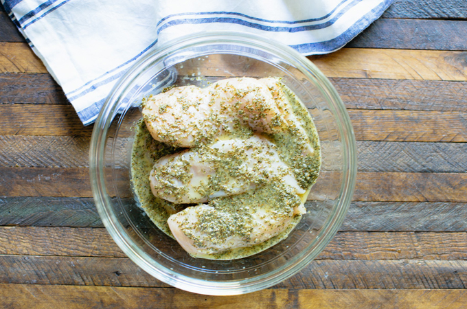 Marinated Lemon Garlic Chicken