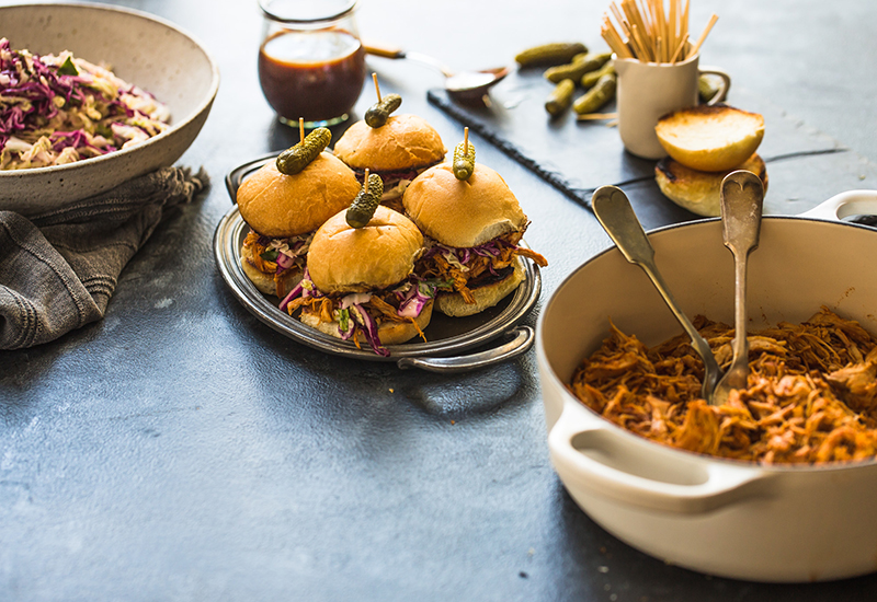 Game Day BBQ Chicken Sliders