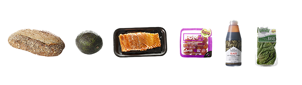 Smoked Salmon Avocado Toast Ingredients