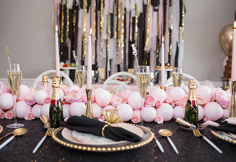 New Years Eve Table Setting