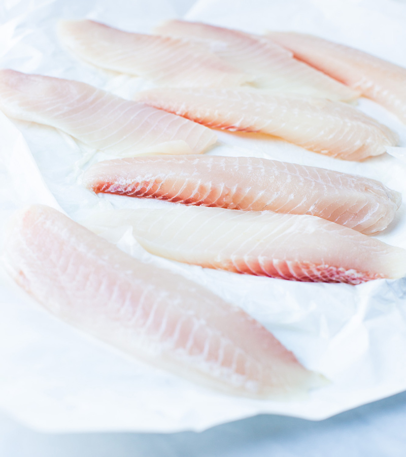 Raw Rainforest Tilapia Fillets