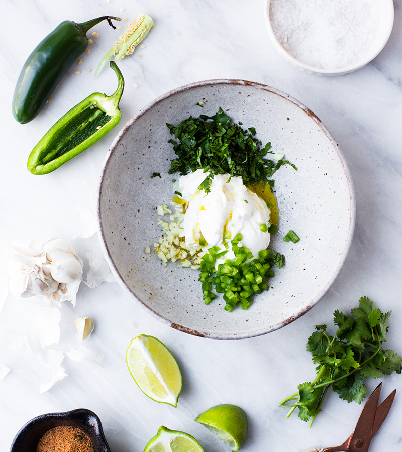 Sauce for Tacos in a Bowl