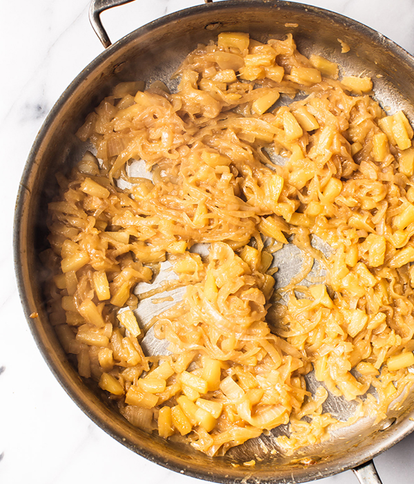 Caramelized Onions in Pan
