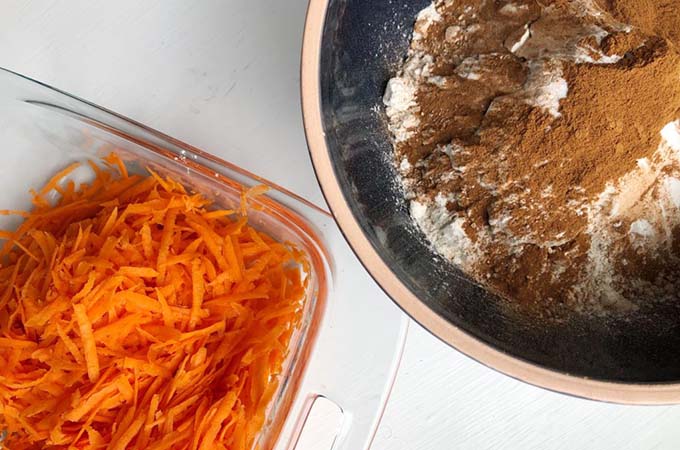 Carrot Cake Bite Ingredients
