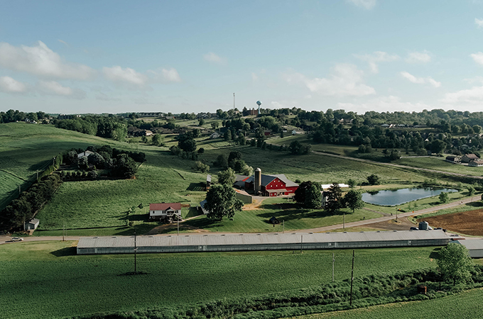 Gerber's Amish Farm Bird's Eye View