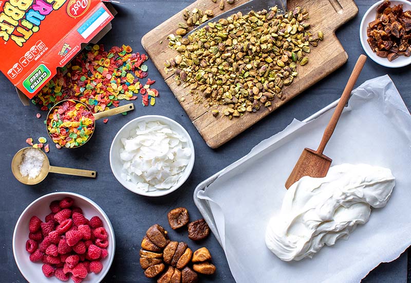 Colorful Greek Yogurt Bark