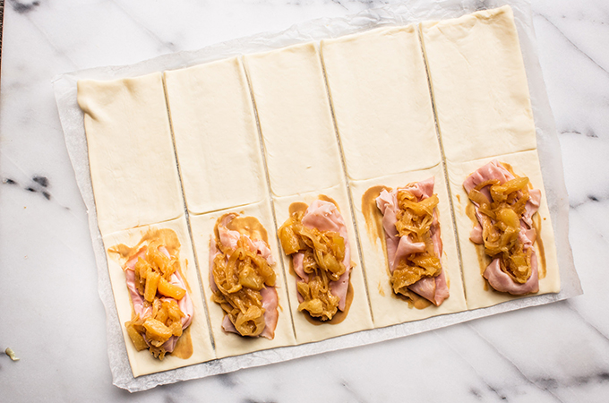 Ham and Cheese Turnovers Full Layers