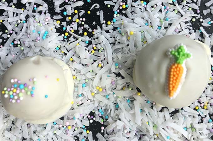 Individual Carrot and Coconut Cake Bites