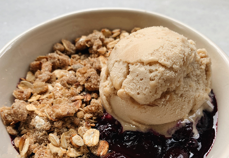 No Bake Cherry Crisp