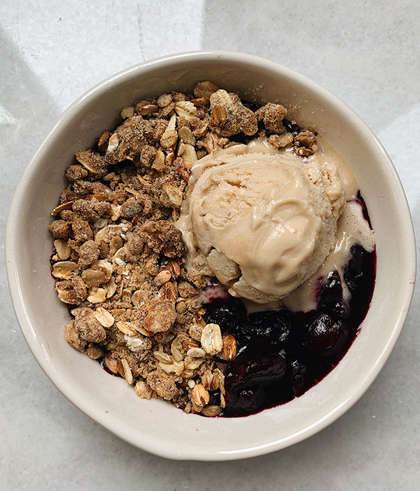 No Bake Cherry Crisp