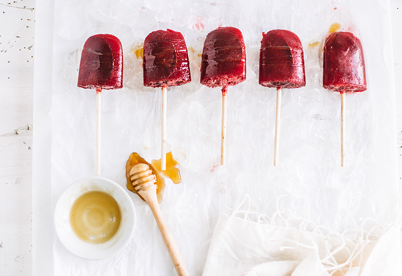 Plumcot Kombucha Popsicles