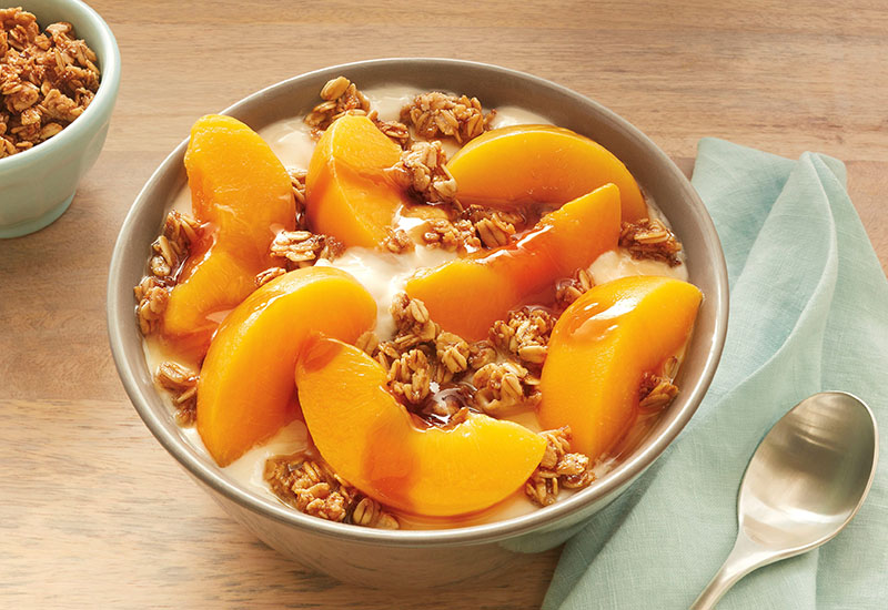 Honeyed Peach Yogurt