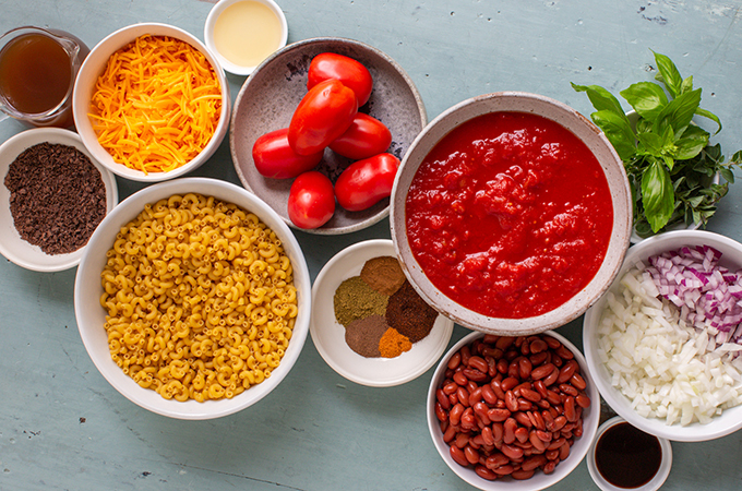 Cincinnati Chili Ingredients