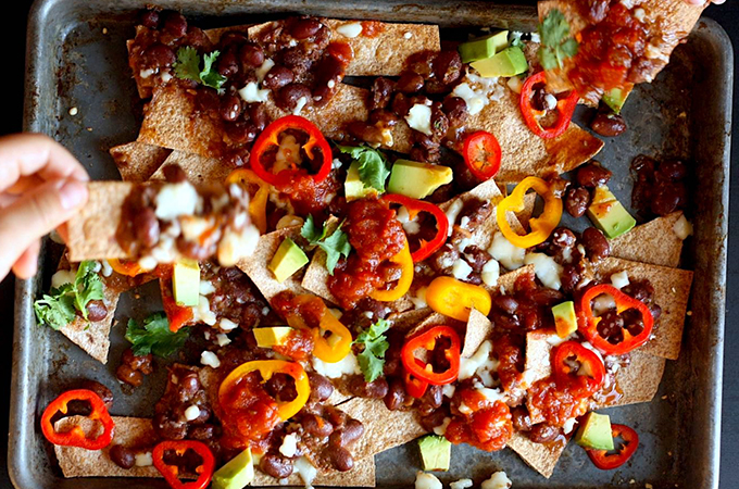 Leftover Chili Nachos