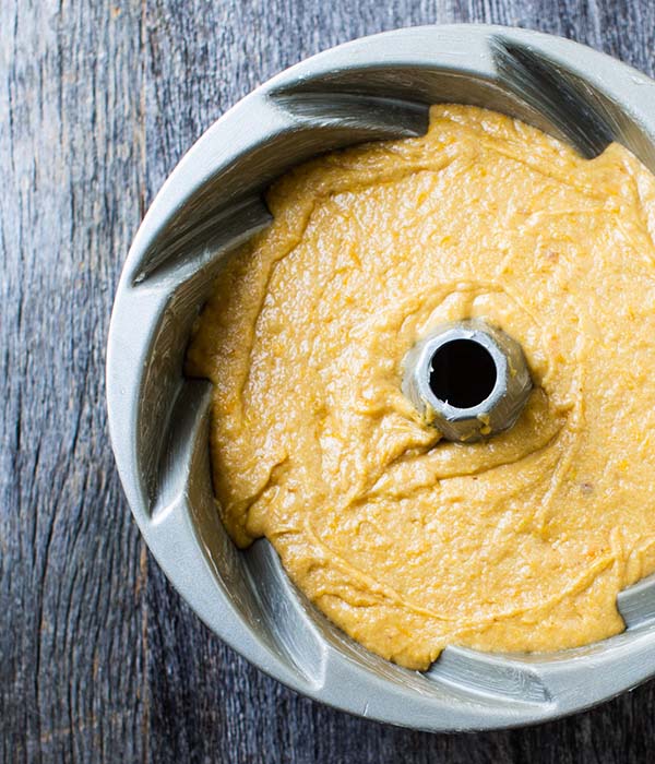 Butternut Squash Bundt Cake in a Pan