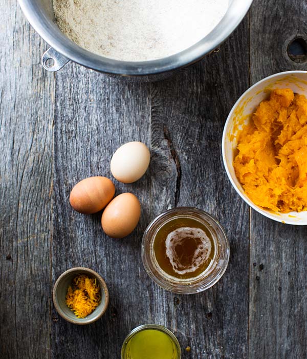 Ingredients for Butternut Squash Bundt Cake