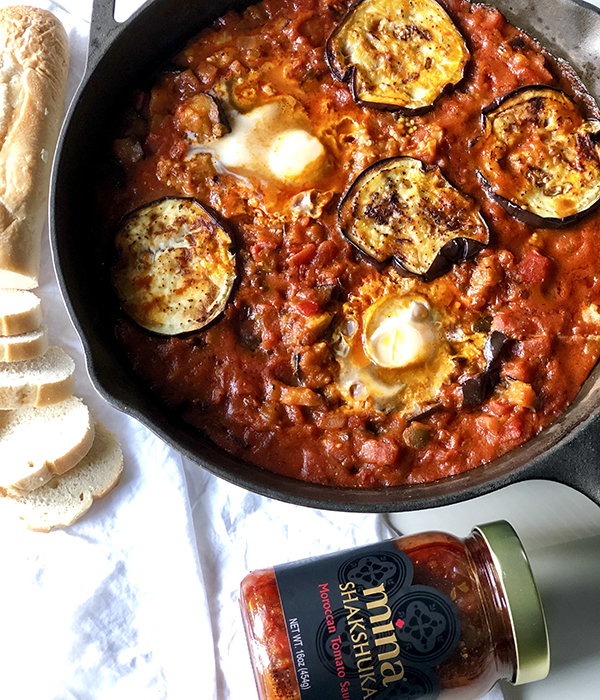 Eggplant and Eggs in Purgatory