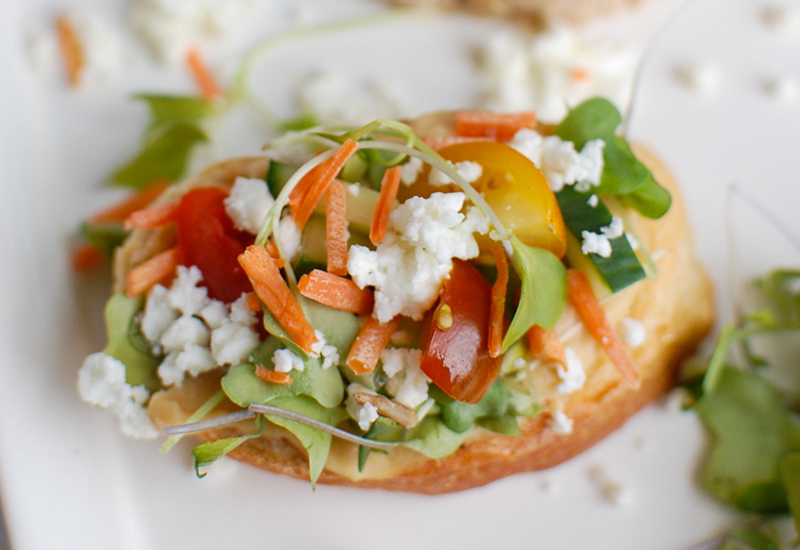 Mediterranean Apricot Crostini
