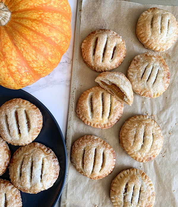 Baked Pumpkin Cream Cheese Hand Pies