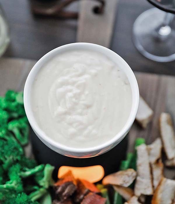 Fondue in Small Bowl