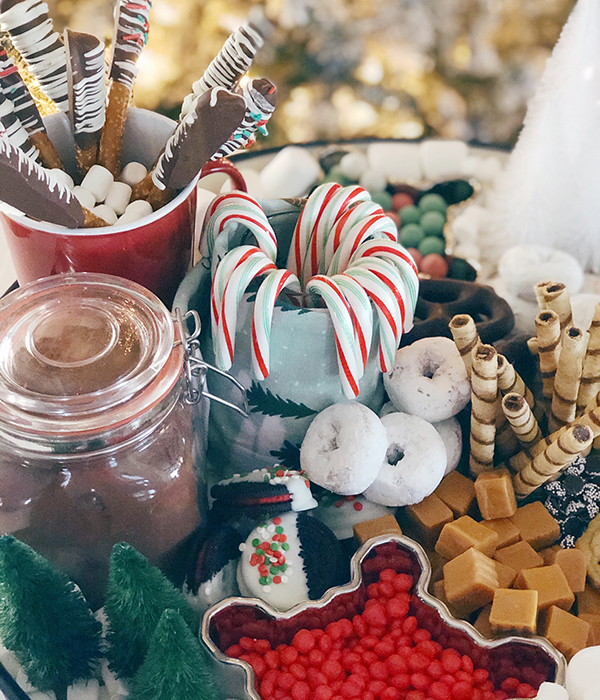 DIY Hot Cocoa Bar Close Up