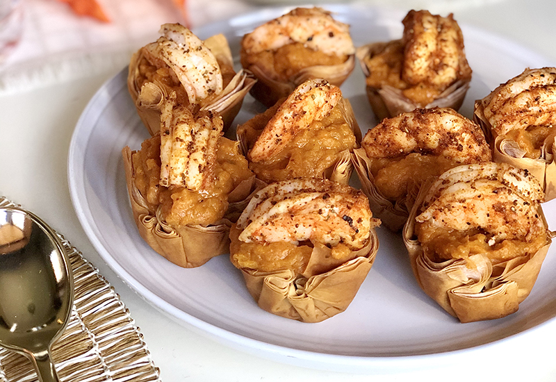 Cajun Shrimp Cups