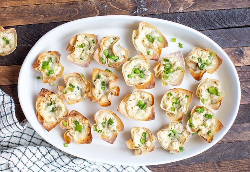 Crab Rangoon Wonton Cups