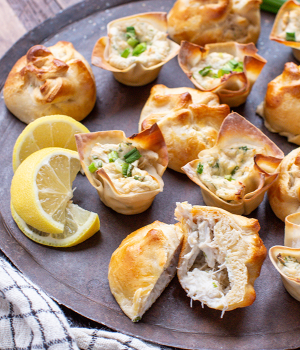 Crab Rangoon Wonton Cups