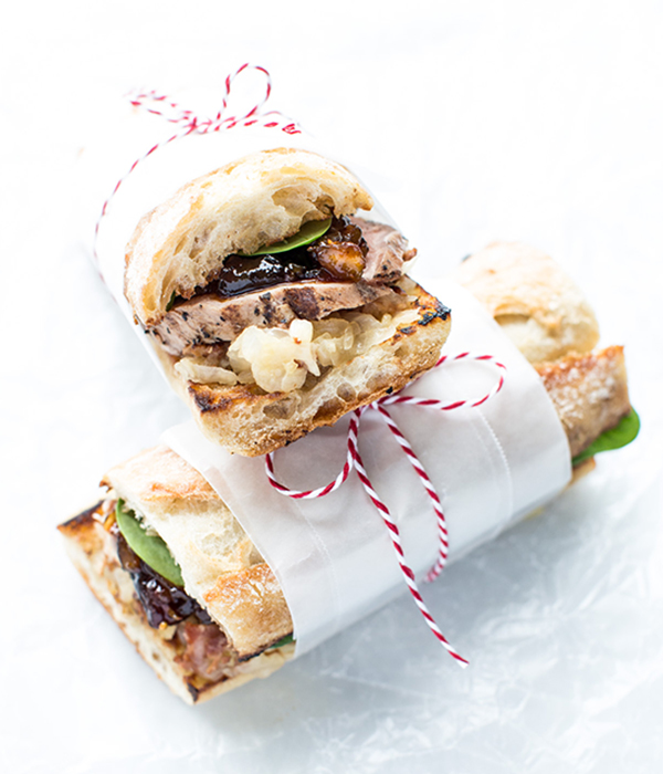 Pork Tenderloin Sandwich with Sauerkraut 