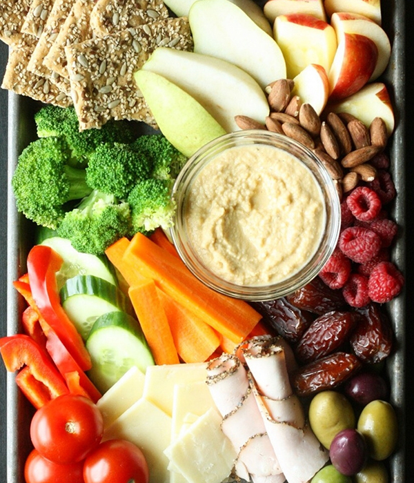 Holiday Leftover Weeknight Meal Plan: Snack Dinner Platter