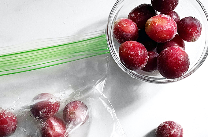 Frozen Grapes