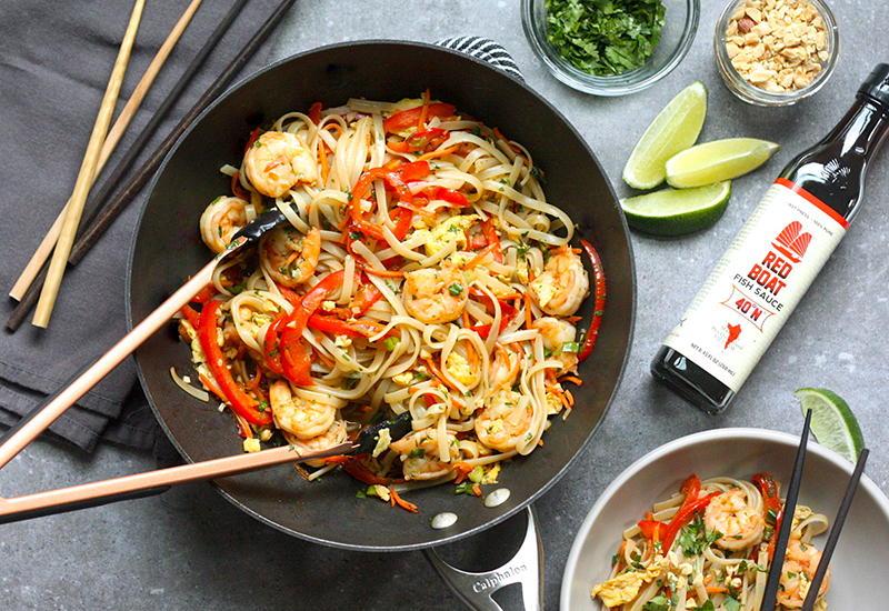 Simple Shrimp Pad Thai