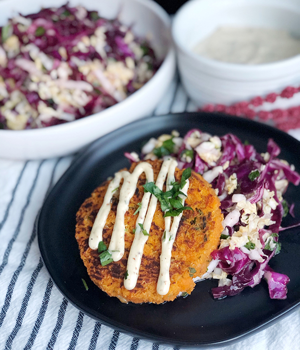 Sweet Potato Quinoa Burger