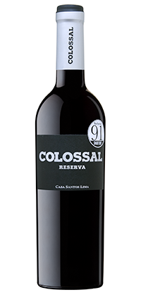 Bottle of Colossal Portuguese red wine.