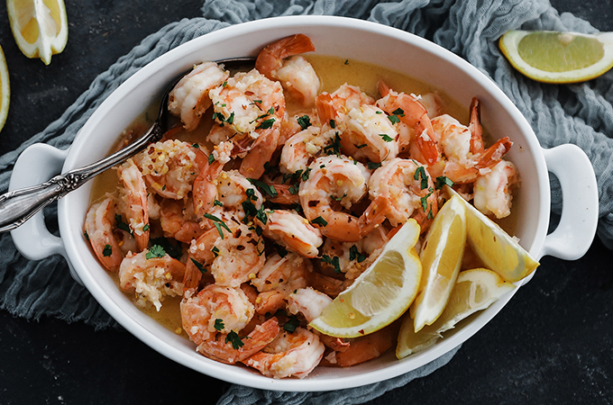 Shrimp in Casserole Dish