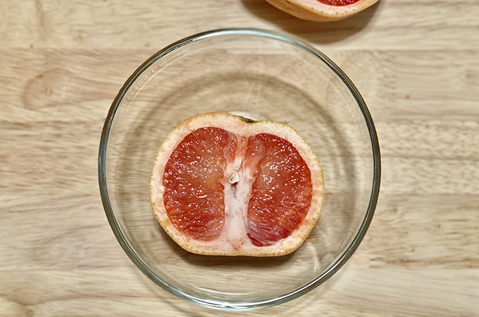 Sliced Grapefruit